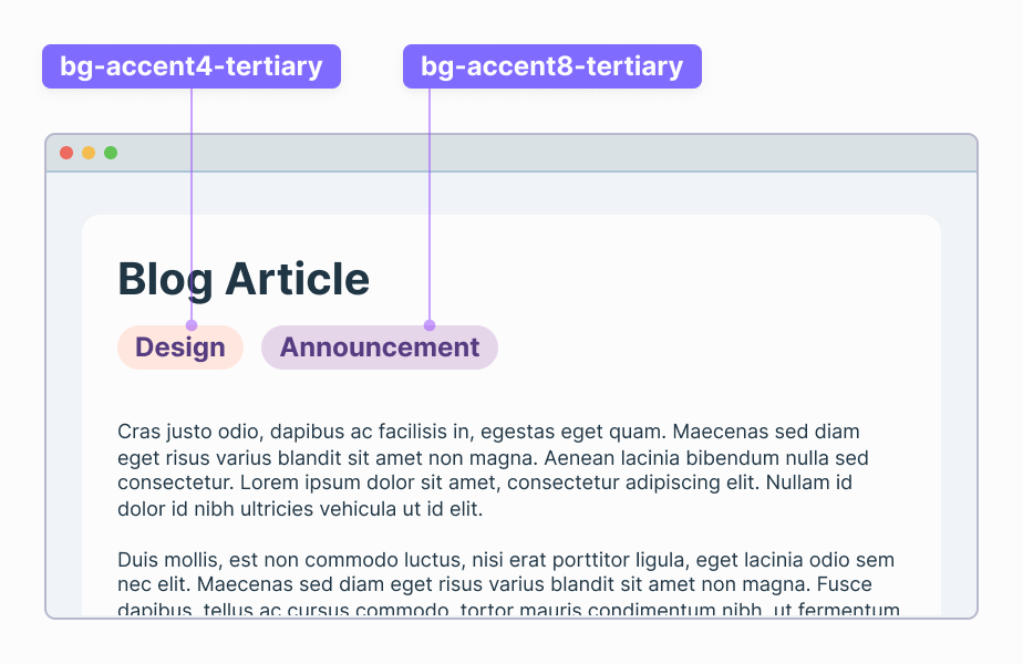 Accent Color as Tags