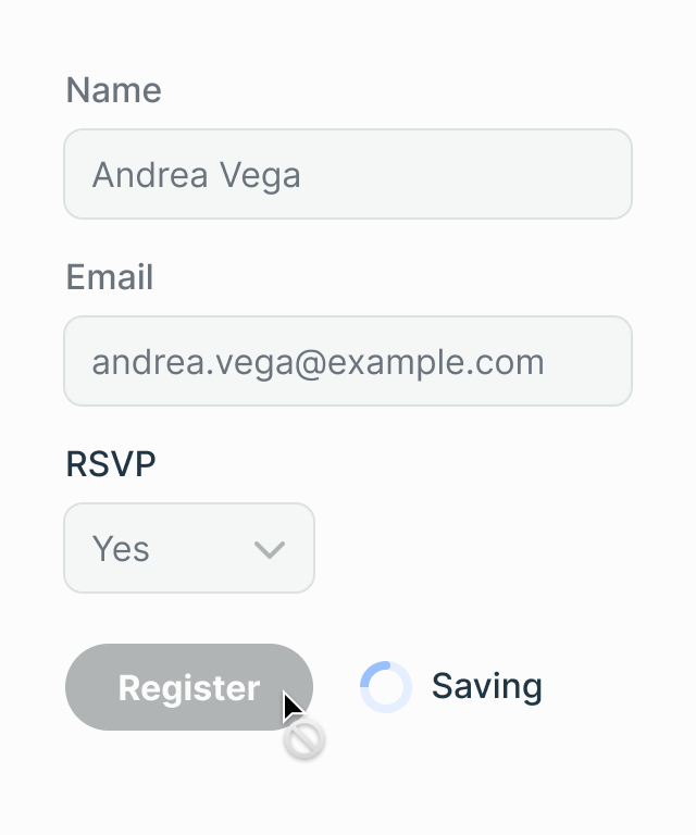 Submitting Form Congrays Submitting a form